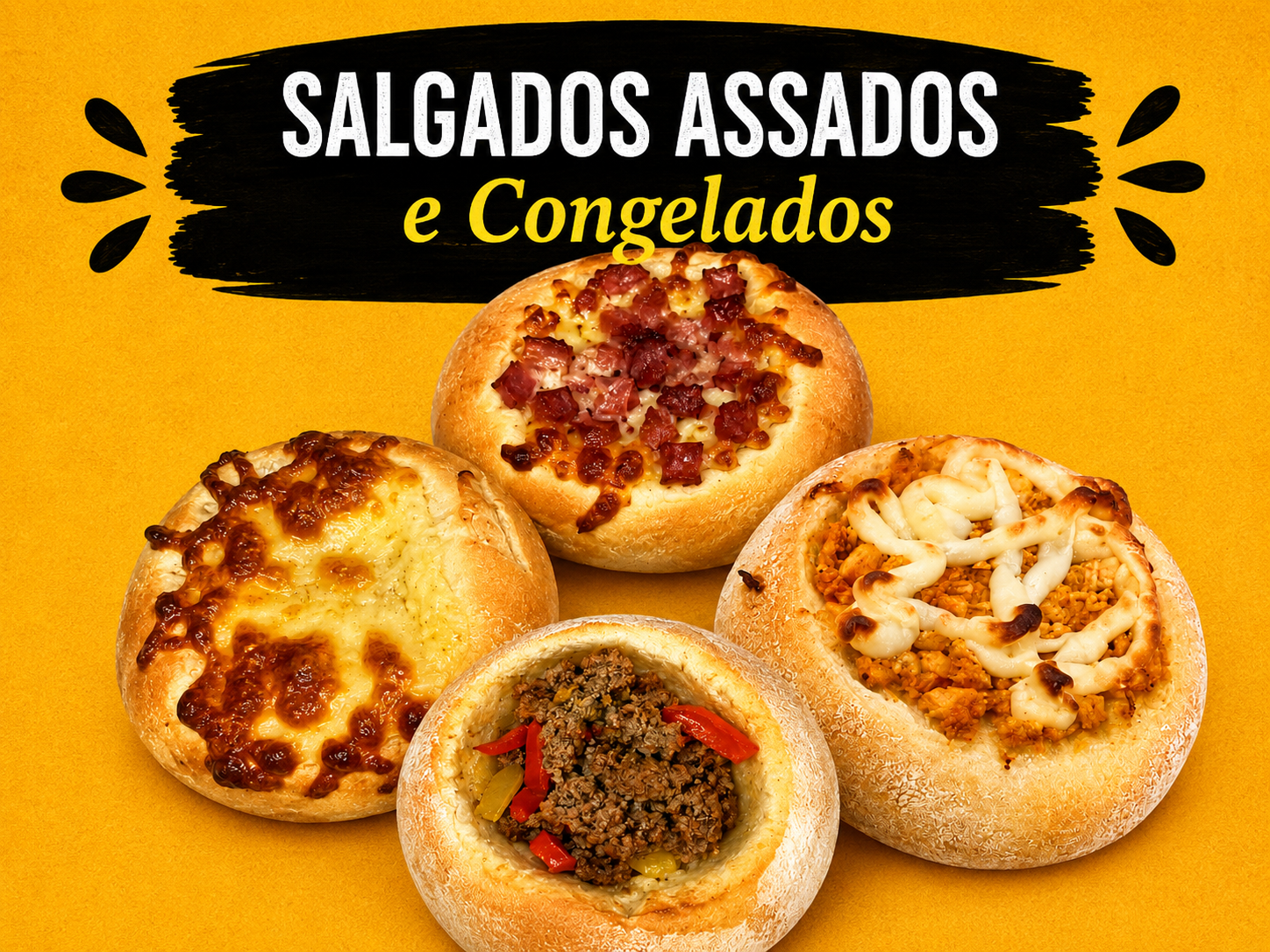 Esfihas de carne e sabores variados