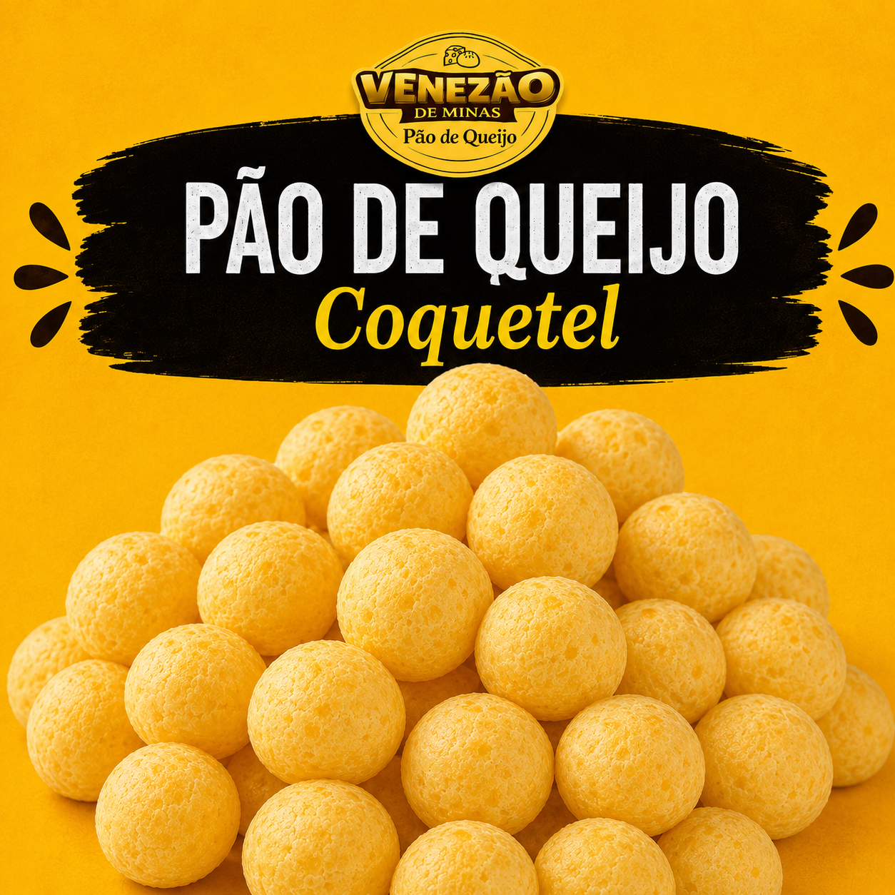 Pão de queijo coquetel
